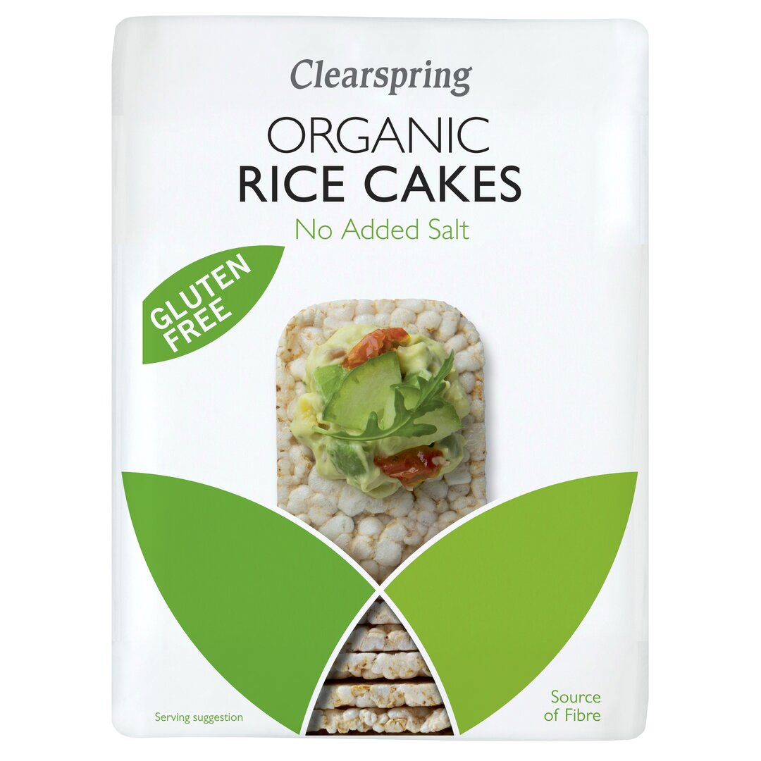 Clear Spring Organic Rice Cakes - No Added Salt 130g