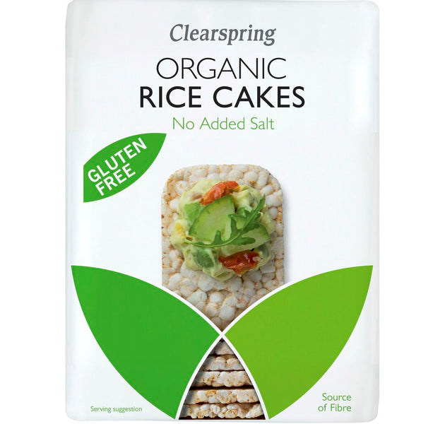 Clear Spring Organic Rice Cakes - No Added Salt 130g