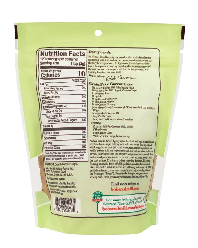 BRM Organic Coconut Sugar 13 Oz