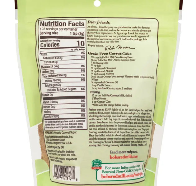 BRM Organic Coconut Sugar 13 Oz