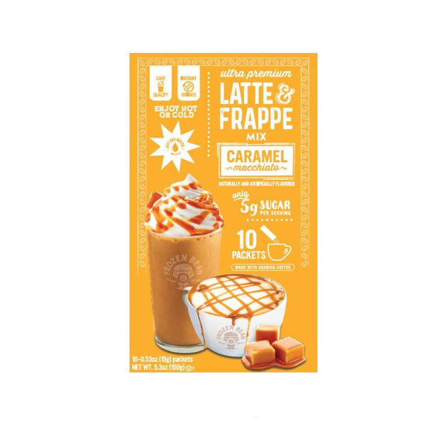 Frozen Beans Caramel Macchiato Latte and Frappe Mix 10 sticks 15g (150g)