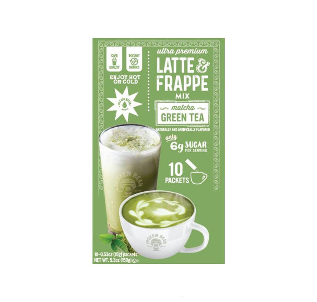 Frozen Beans Matcha Green Tea Latte and Frappe Mix 10 sticks 15g (150g)