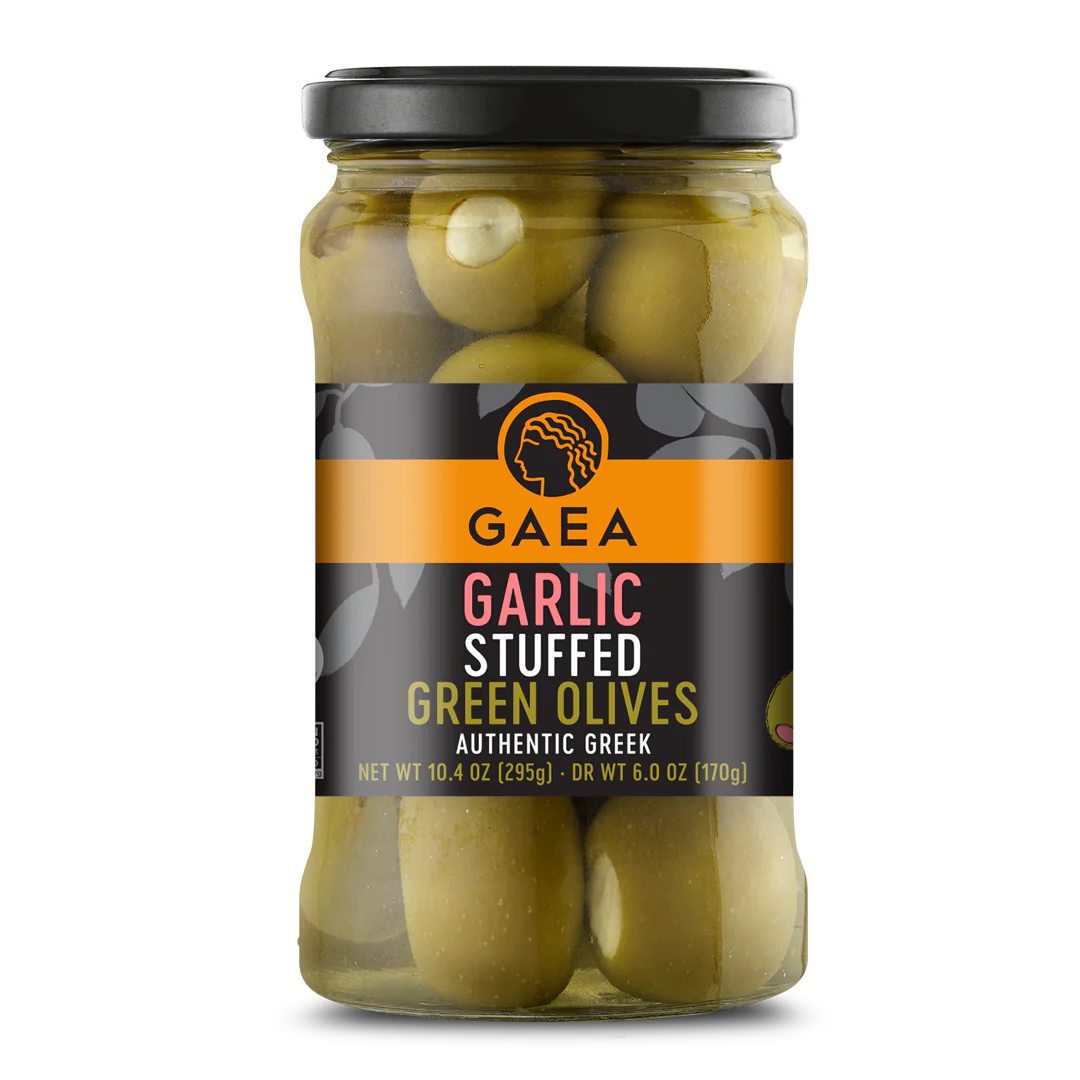 » Gaea Organic Green Olives With Garlic 295G (100% off)