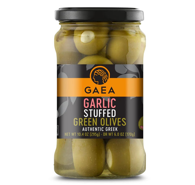 » Gaea Organic Green Olives With Garlic 295G (100% off)