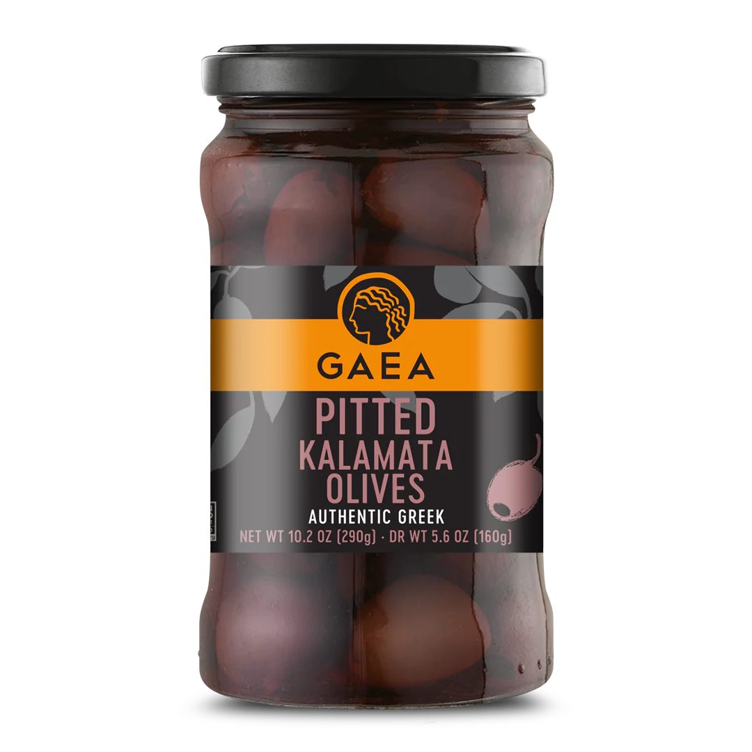 Gaea Organic Pitted Kalamata Olives 290G