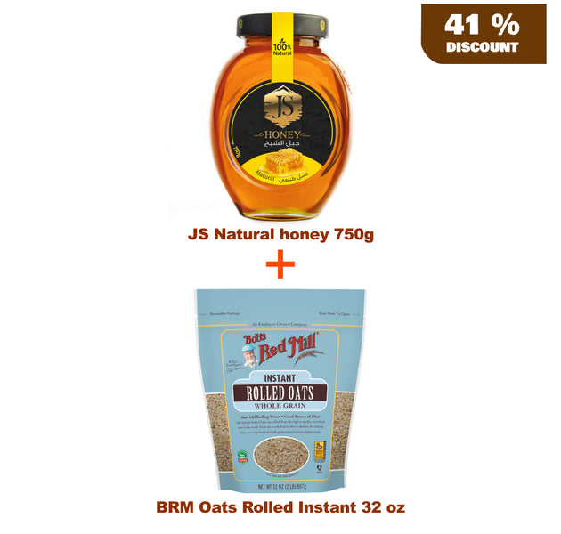 JS Natural Honey & BRM Instant Oats Bundle