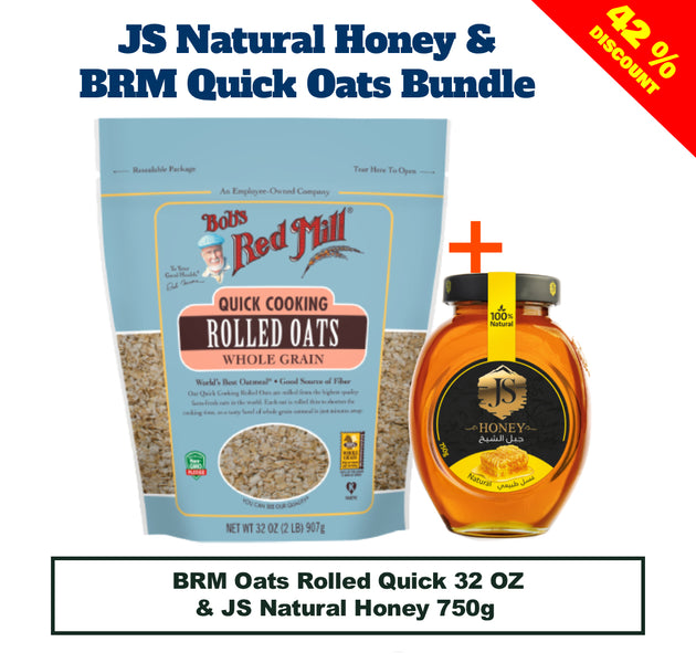 JS Natural Honey & BRM Quick Oats Bundle