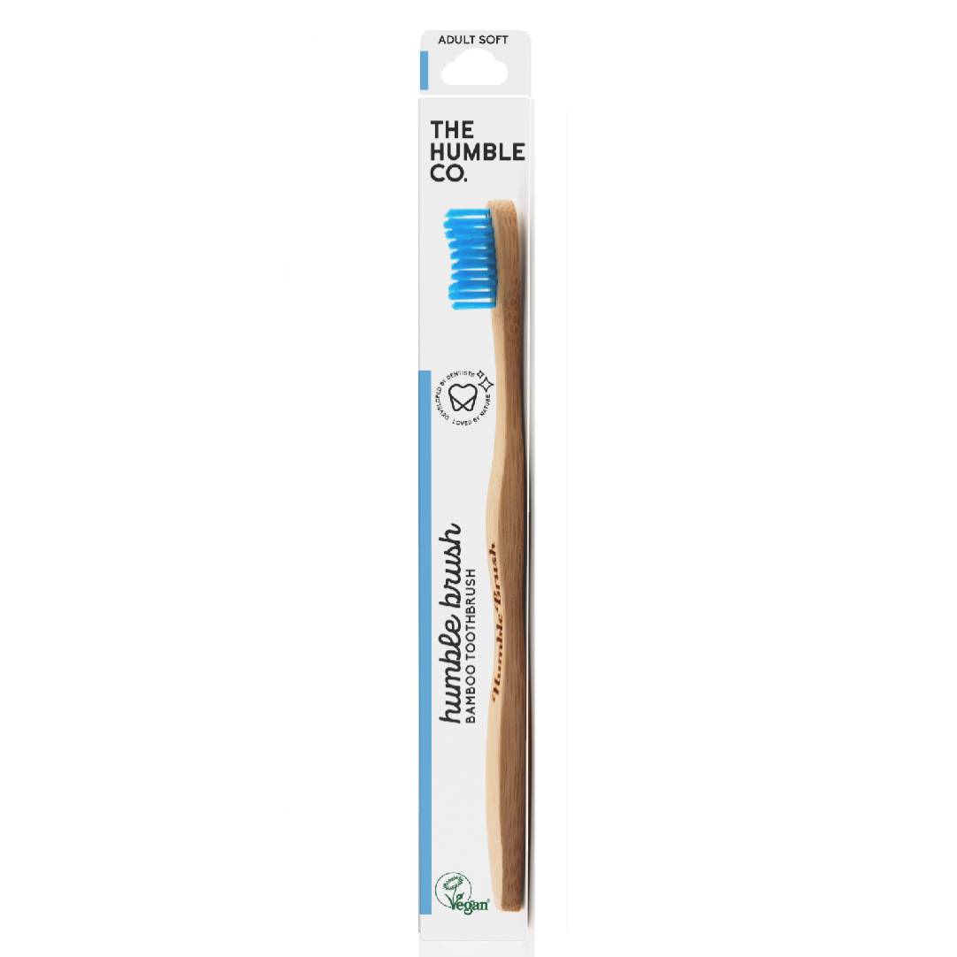 Humble Bamboo Toothbrush Adult Mixed Colors Soft Packet