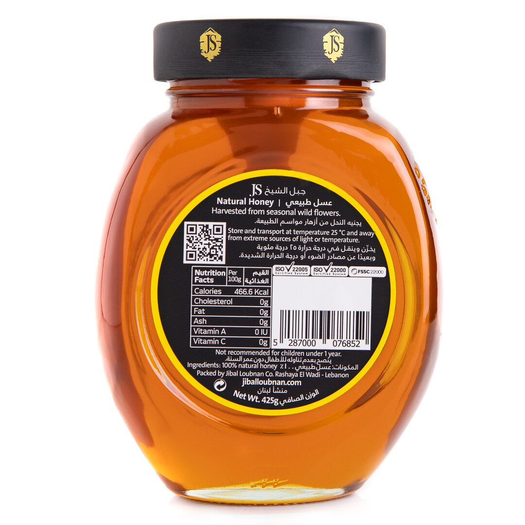 JS Natural honey 425g