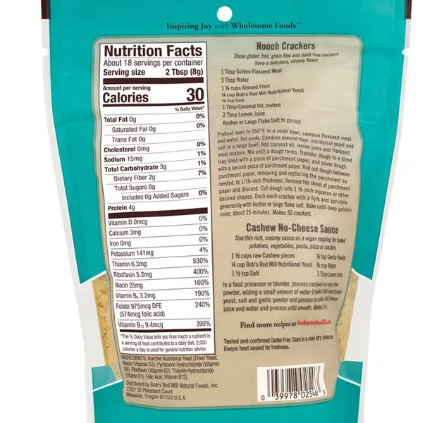 BRM GF Large Flake Nutritional Yeast 5 OZ