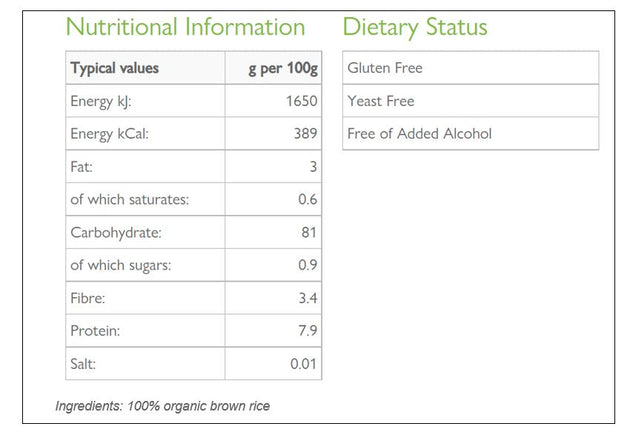 Clear Spring Organic Rice Cakes - No Added Salt 130g