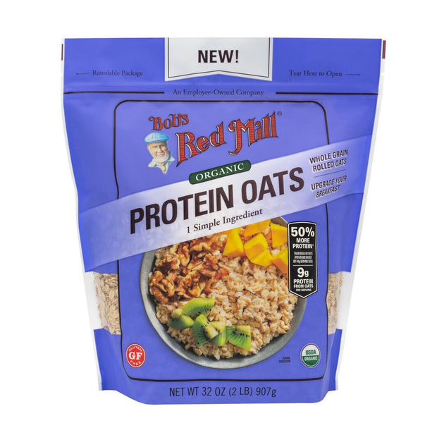 BRM Organic GF Protein Rolled Oats 32 OZ