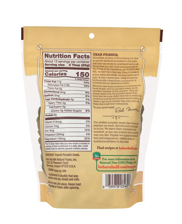 BRM Organic Pumpkin Seeds 12 oz