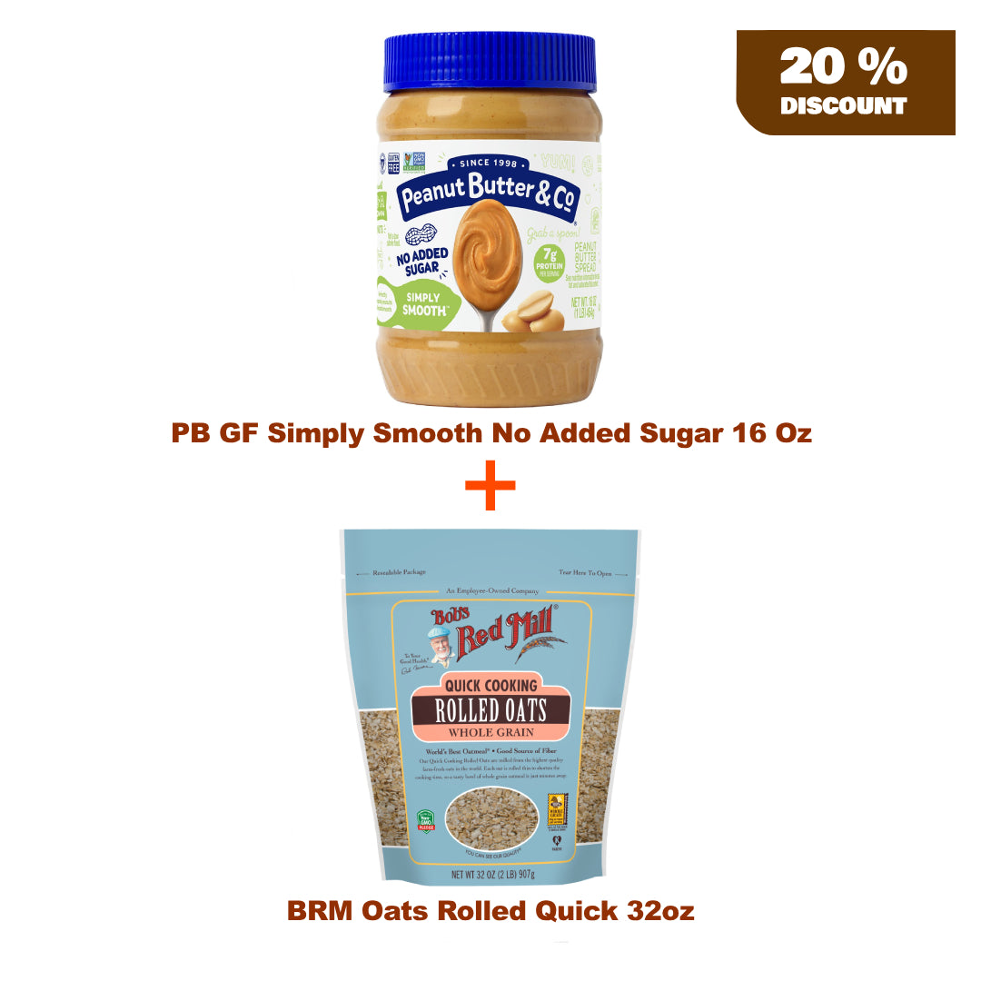 PB Simply Smooth &  BRM Quick Oats Bundle