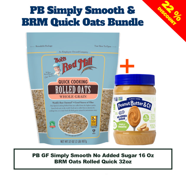 PB Simply Smooth &  BRM Quick Oats Bundle