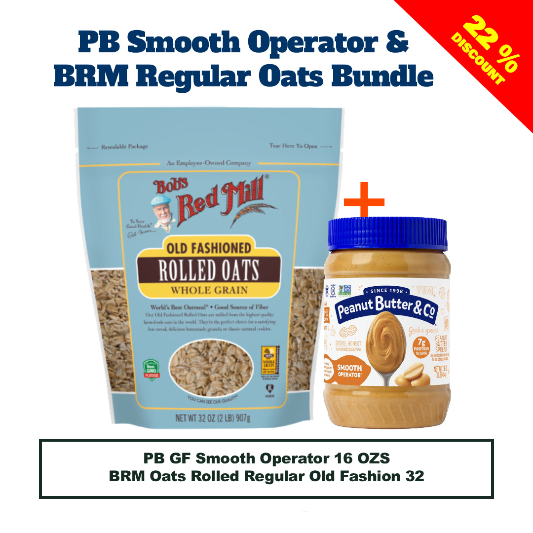 PB Smooth Operator & BRM Regular Oats Bundle