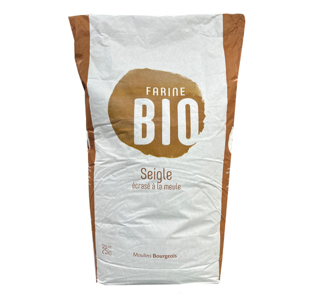 Moulins Bourgeois Organic Rye Flour T170 Stone ground 25Kg