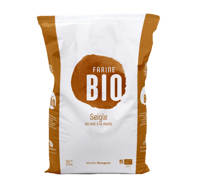 Moulins Bourgeois Organic Rye Flour T170 Stone ground 25Kg