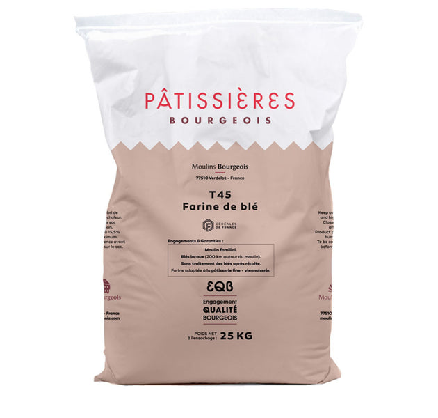 Moulins Bourgeois Wheat Flour T45 For Pastry 25Kg