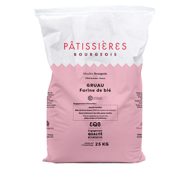 Moulins Bourgeois Wheat Flour T55 Gruau 25Kg