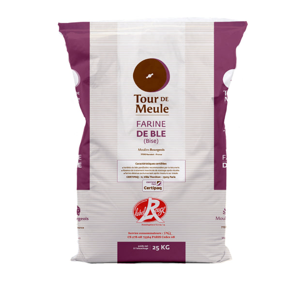 Moulins Bourgeois Wheat Flour T80 Stone Ground 25Kg