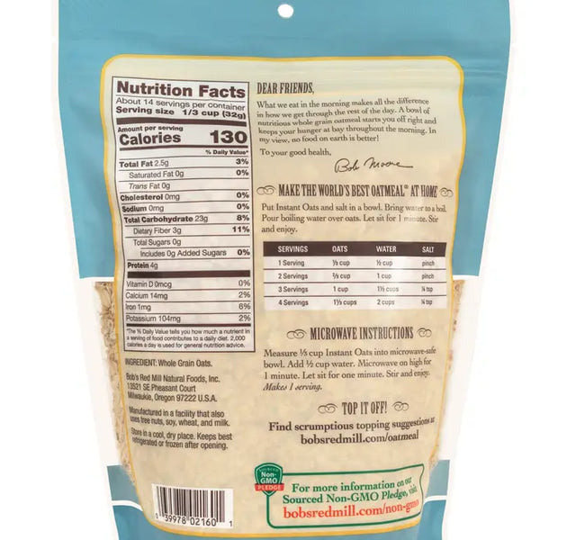 BRM Oats Rolled Instant 32 oz